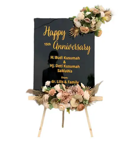 Papan Bunga Akrilik Tamban Catur