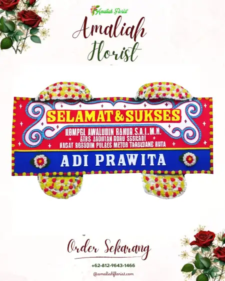 Papan Bunga Ucapan Selamat Tamban Catur
